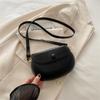 Bolsa de Sela Estilo Coreano Retro Ins Nova Verão 2024 Bolsa Transversal Pequena Feminina Versátil Estojo de Pressão Bolsa Simples para Celular