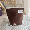 Bolsa de almacenamiento de cosméticos de pana lisa bolsa de almacenamiento de viaje bolsa de almacenamiento diario bolsa de cosméticos simple venta al por mayor de fábrica