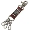 Llavero antiguo de cuero genuino directo de fábrica, moderno para hombre, de comercio exterior, superventas, joyería de comercio exterior europea y americana, cadena para pantalones punk de piel de vaca