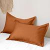 Funda de Almohada Sobre Color Sólido Individual Dormitorio de Estudiante Lijado Cómodo Transpirable Transfronterizo Funda de Almohada Funda de Almohada Hotel