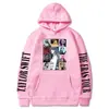 Sudadera con capucha casual de moda otoñal con forro polar para hombre y mujer, suéter con estampado de letras, sudadera, ventas directas de fábrica