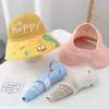 Chapéu de Proteção Solar Infantil Chapéu de Verão Menino Bebê Chapéu de Sol Menino Menina Topo Aberto Menino Proteção Solar UV