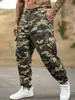 Pantalones de trabajo camuflaje retro americano para hombre, talla europea, moda europea, de eBay, transfronterizos, con bolsillos, pantalones largos casuales para deportes al aire libre
