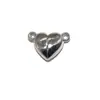 Accesorios para Joyería DIY Transfronterizos al por Mayor Conectores Magnéticos de Corazón de Colores Collares Pulseras Hechos a Mano Materiales de Aleación