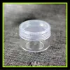 Caja de crema PS 15g botella de muestra pequeña suministros de viaje caja de reempaque de crema cosmética