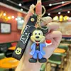Llavero de Muñeca de Plástico Blando de Animación de Dibujos Animados Mickey y Minnie Colgante para Bolso Llavero de Llave de Coche Transfronterizo Regalo Venta al por Mayor