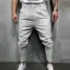 Verão 2026 Novo Transfronteiriço Europeu e Americano Impressão 3D Fino Casual Calça Simples Slim de Perna Reta Tendência Moda Masculina