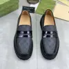 1:1 Etiqueta Original e Caixa Original, Sapatos Slip-On Masculinos, Novos Mocassins Masculinos, Couro Genuíno Solado Macio Sapatos Casuais de Couro para Negócios
