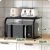Prateleira de armazenamento de cozinha Prateleira de armazenamento multicamadas Prateleira de temperos Bancada Multifuncional Cozinha Micro-ondas Forno Prateleira de armazenamento Desktop