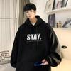 Sudadera con capucha estilo americano Ge Hua para hombre, Nueva marca de moda Primavera y Otoño 2026, Holgada, Informal, Oversize, Peso Pesado, Estilo Estudiante