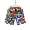 Comercio Exterior Venta al por Mayor Verano Pantalones Cortos Finos para Hombre Sueltos Casuales Deportivos Pantalones Cortos de Playa para Hombre Pantalones Cortos Estampados