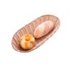 Cestas Plásticas Imitação de Rattan Personalizadas com Várias Especificações, Cestas para Talheres, Cestas para Frutas, Cestas de Embalagem de Alimentos Ovais de Material PP