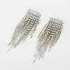 Versión coreana de pendientes de borla de diamantes de alta calidad para joyería Suministro de puesto mayorista de joyería de Yiwu E258