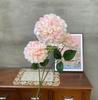 Nuevo ramo de novia floral de 3 cabezas con flores de seda de imitación para boda, decoración interior del hogar, decoración suave
