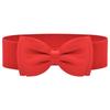 Cinto Decorativo de Laço Transfronteiriço com Saia Cravejada de Diamantes Feminino Vermelho Elástico Stretch Largo Cobre Tudo Cintura Justa