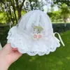 Categoria de Chapéu de Bebê um Chapéu de Pescador de Verão Princesa Ajustável de Renda para Bebê para Sair Fino Protetor Solar Chapéu de Bacia Moderno