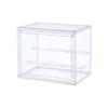 Caja de Almacenamiento de Bolsas Caja de Almacenamiento de Cosméticos Transparente Engrosada a Prueba de Polvo Vitrina de Almacenamiento de Cajas Ciegas Bubble Mart Caja de Zapatos