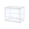Caja de Almacenamiento Grande para Cajas Sorpresa con Succión Magnética, Exhibidor Totalmente Transparente para Figuras, Muñecas, Juguetes, Bolsas, Caja de Almacenamiento de Acrílico
