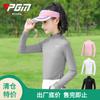 Roupas de golfe PGM para meninas de manga comprida outono e inverno infantil roupa íntima térmica forrada de fleece camisa base grossa atacado