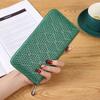 [Promoción de Evento] Billetera Larga para Mujer Clutch para Mujer Tarjetero de Moda Gran Capacidad Monedero Bolsa para Teléfono Móvil