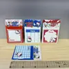 Notas adhesivas de dibujos animados, lindas y atractivas, notas de mensaje para refrigerador, notas cuadradas adhesivas con temática de gato