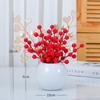 Fruta da sorte de frutas vermelhas flor artificial flor artificial decoração flor de decoração para sala de jantar mesa de jantar flor de Ano Novo decoração de casa decoração de buquê
