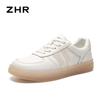 ZHR Zapatos blancos ligeros de suela blanda 2025 primavera y otoño nuevos Zapatos casuales Joker tipo tabla estilo escolar ins para mujer