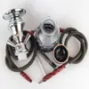 Narguilé Árabe de Vidro com Tubo Duplo para Bar KTV Conjunto Pequeno de Shisha para Fumar Acessórios Completos