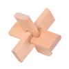 Madera de Haya Candado Kongming Boutique Juguetes de Madera para Niños Ocio Educativo para Adultos Juguetes de Desmontaje Candado de Madera Luban