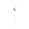 Pulsera de Flor de Aleación y Cadena para Cintura Transfronteriza, Diseño Simple y Único, Joyería de Cadena para Muñeca Ajustable