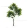 Pino de Bienvenida Bonsái, Ramas de Pino Artificiales, Pino de Belleza, Pino Arhat, Pino Penglai, Pared de Plantas Verdes de Decoración Suave de Ingeniería, Pared de Plantas Verdes