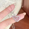 Colar de Cabaceira de Renda Vermelha da Videira Flor de Vento Corrente de Clavícula Ruyi Estilo Chinês Feminino para Transmissão ao Vivo Transfronteiriça Dropshipping