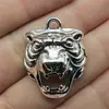 31X24X10Mm 6g Acessórios para Pulseira Colar DIY Animal Fofo Estéreo Cabeça de Tigre Pingente Cabeça de Tigre 3D