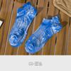 Meias de Algodão Novas de Primavera e Verão Meias Masculinas Meias Sapatilha Estilo Ferramenta Antiga Meias de Algodão Absorventes de Suor Meias de Verão Meias Femininas de Cano Curto Tie-dye