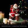 Venda imperdível de bonecos de Papai Noel, enfeites de chapéu de Natal, decorações de Natal, arranjo de atmosfera de resina para presente