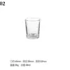 Copo de vela recipiente de vidro transparente aromaterapia copo vazio quarto romântico castiçal ornamentos multicoloridos copo de vidro pulverizável