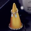 Diamante Gota de Água Orelha Fivela Coreano Estrela Círculo Zircon Brincos Luz Luxo Diário Verão Feminino Brincos Frescos