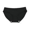 Pantaletas de Mujer Transfronterizas de Tiro Bajo, Talla Grande, Sin Costuras, Entrepierna de Algodón Puro, Color Sólido, Cómodas, Alta Elasticidad, Transpirables, Ropa Interior al por Mayor