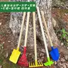 Herramientas de Jardinería para Niños Azada Rastrillo para Plantar Flores y Verduras al Aire Libre Pala Pequeña para Cavar Tierra Juguetes de Jardín de Infancia Set de Plantación