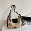 Bolsa Tote Casual Retro de Mão Feminina Bolsa 2025 Outono Nova Bolsa de Ombro de Aparência Elegante Moderna Mochila Casual