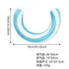Juguete Flotador Inflable Curvo de PVC Espeso con Rayas, Palo Flotador de Natación en Forma de U Semicircular para Piscina
