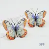 Mariposa 3D Cabeza de Flor Grande Tocado Tela Simulación Pasador DIY Estilo Antiguo Hanfu Accesorio para el Cabello Fotografía de Boda Flor Decorativa