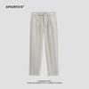 Calça Masculina Apo de Lã Masculina Reta Nova Coleção Outono 2025 Estilo Coreano Antirrugas Caimento de Alta Qualidade Calça Masculina