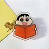 Porta-notas Xiaoxin, tema de anime de desenho animado, clipe colorido de dupla face, clipe de acrílico PP, clipe de armazenamento, clipe para prova
