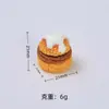 Juguete de Comida Hamburguesa con Salsa 3D Accesorios Hechos a Mano DIY Pegamento de Crema Resina Piezas Pequeñas Material Al por Mayor