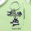 Llavero Serie de Halloween Personalizado Estilo Europeo y Americano Calavera Telaraña Castillo Murciélago Colgante para Llavero de Mochila y Coche