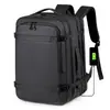 Mochila para Hombres de Negocios, Gran Capacidad, Expandible, Mochila con Múltiples Bolsillos, Resistente al Desgaste, Impermeable, Mochila de Computadora a la Moda