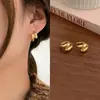 Pendientes franceses dorados para mujer, pendientes únicos de diseño de nicho, alta gama, 2024, nuevas explosiones, pendientes de plata de ley S925