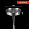 Funil Grande e Pequeno Calibre Despejar Óleo Doméstico Cozinha Tela de Filtro de Aço Inoxidável 304 Concha de Vinho Colher de Vinho Pá Dispensadora de Vinho Fabricante