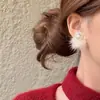 Nuevos Pendientes de Invierno de Alta Gama 2025, Pendientes Peludos Adecuados para el Invierno, Lujo Accesible con Pendientes de Abrigo para Mujer